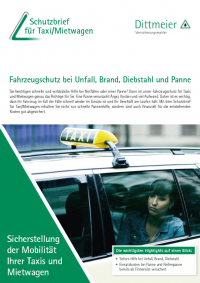 Schutzbrief Taxi / Mietwagen